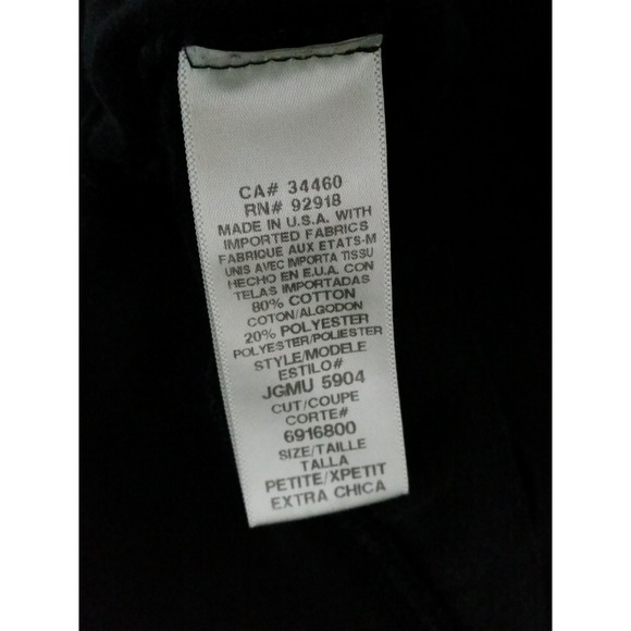 Juicy Couture Velour Velvet Zip Up Jacket Black Track Suit Jacket 90s Y2K Small - Picture 7 of 7